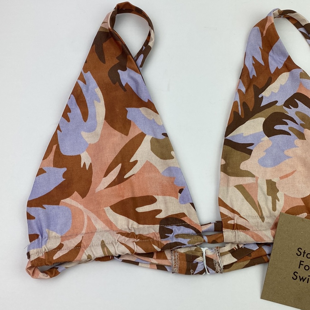 NWT Stone Fox Swim | Pastel Petal Paloma Top XL - Picture 7 of 10